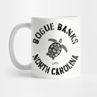 Bogue Banks, North Carolina, Sea Turtle Mug